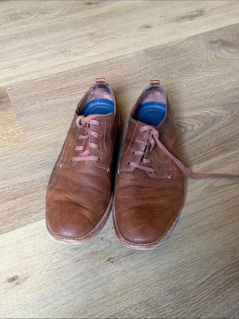 Cole Haan Men’s Brown Leather Derby Shoes